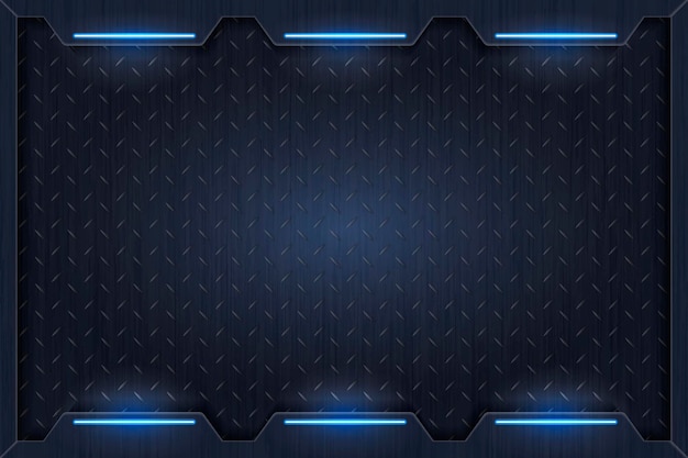 Simple blue technology background template