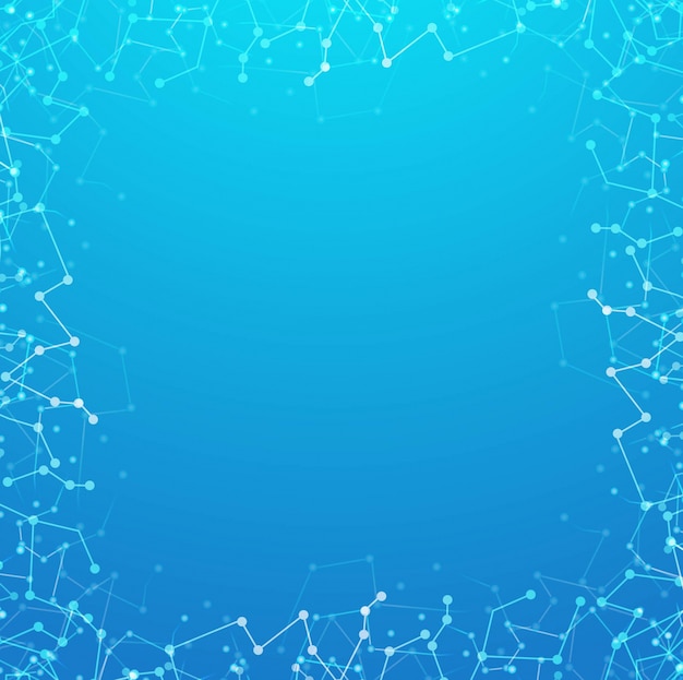 Simple blue technology background