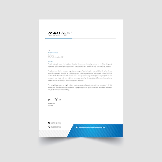 Download Free Business Letterhead Template Design For Office Premium Vector Use our free logo maker to create a logo and build your brand. Put your logo on business cards, promotional products, or your website for brand visibility.