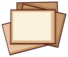 Free vector a simple coloured sketch of photo frames