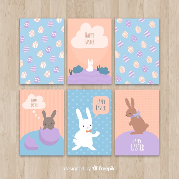 Simple easter card collection