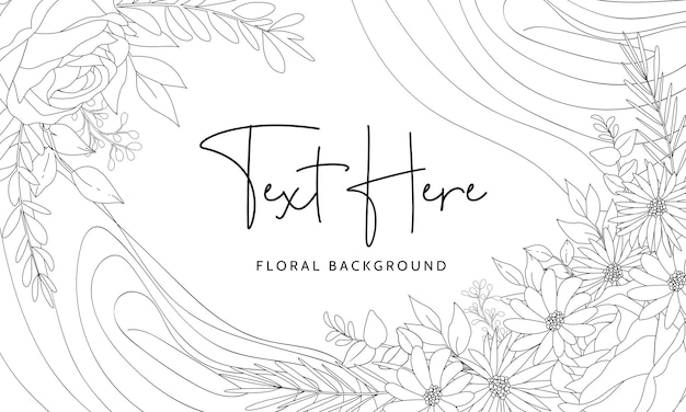 Simple floral background with peri color abstract