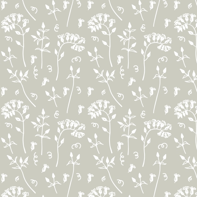 Simple floral pattern