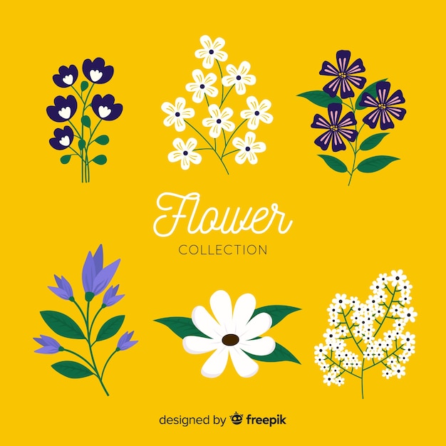 Simple flower collection