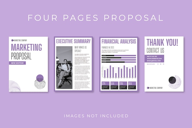 Simple modern digital marketing campaign proposal