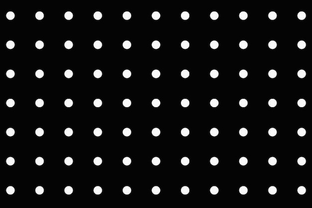 Free vector simple pattern background, polka dot in black and white vector