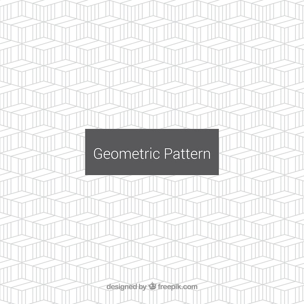 Simple pattern of geometric lines