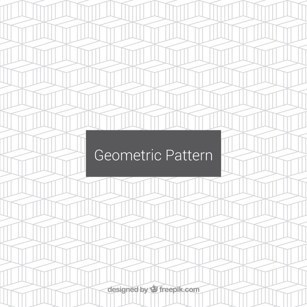 Simple pattern of geometric lines