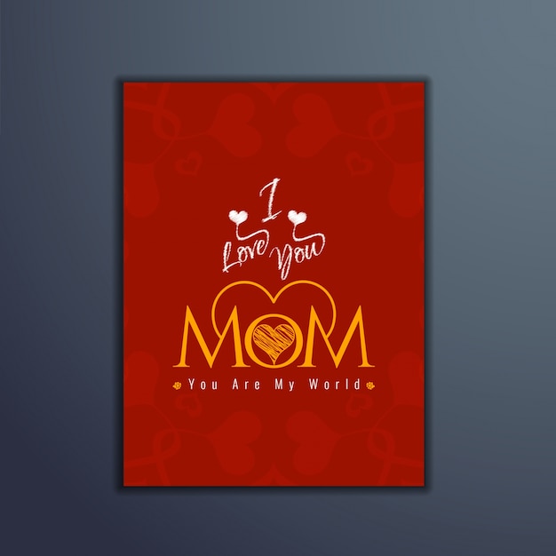 Дизайн поздравительных открыток «С Днем матери»