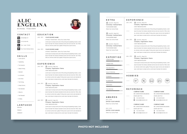 Simple resume template