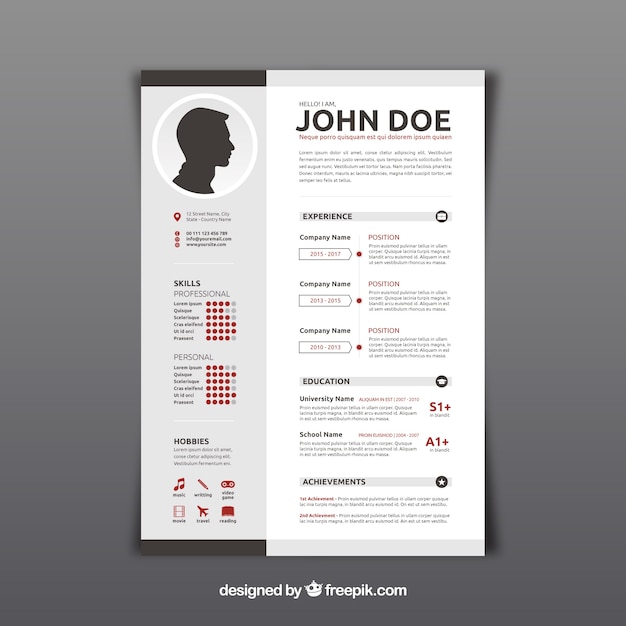 Simple resume template