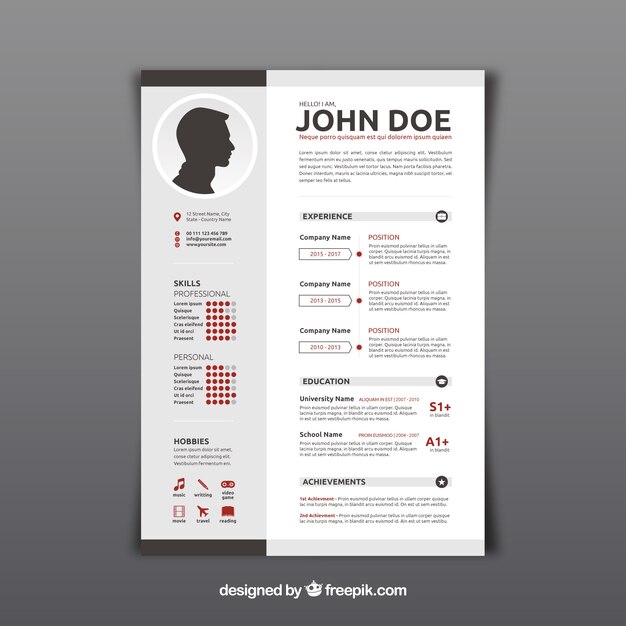 Simple resume template