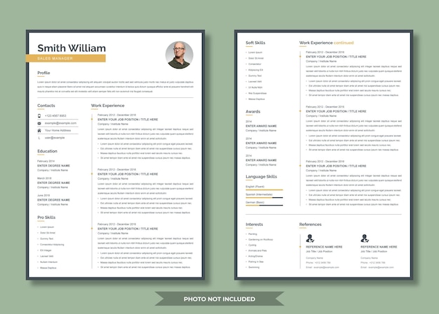 Simple resume