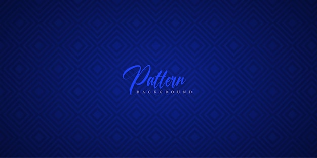 Free vector simple rhombus seamless pattern indigo blue multipurpose abstract background banner