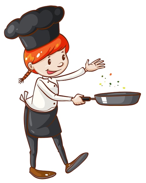 A simple sketch of a chef