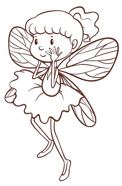 A simple sketch of a fairy