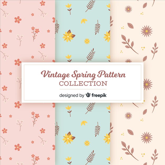 Free Vector simple spring pattern