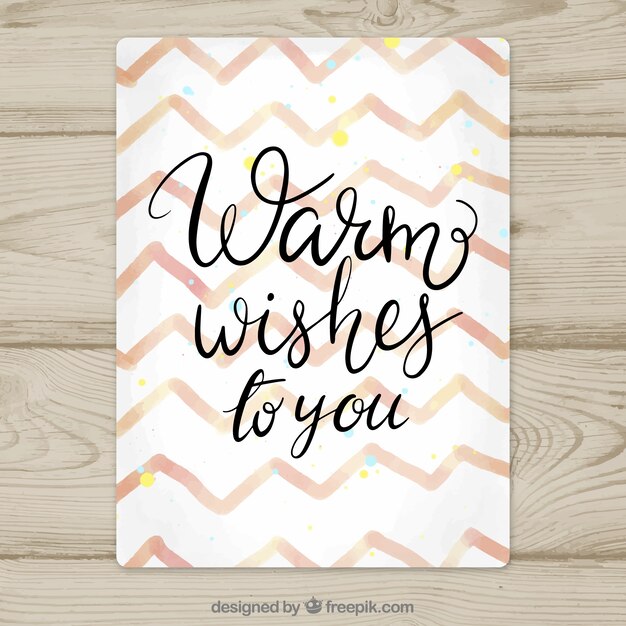 Free vector simple watercolour birthday card