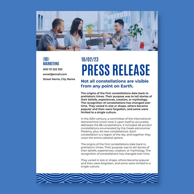 Simple waves marketing press release