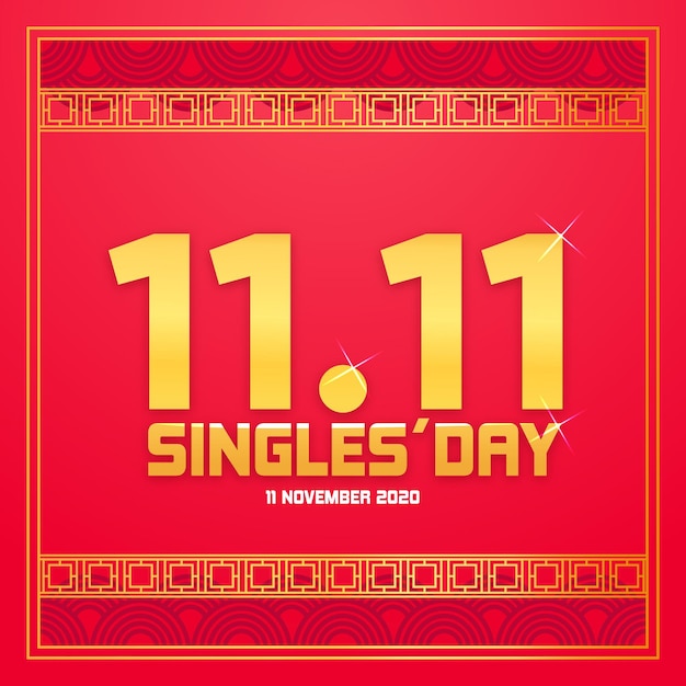 Singles day theme