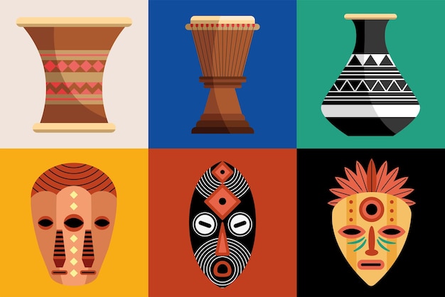 Six africa culture icons