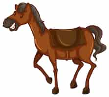 Free vector a sketch of a horse