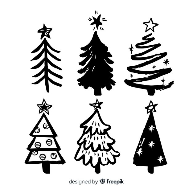 Sketches christmas tree collection