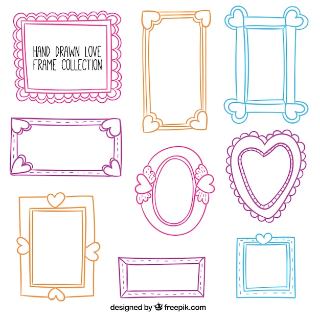 Free vector sketches love frames