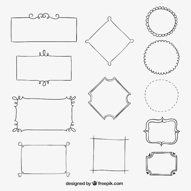 스케치 테두리 모음