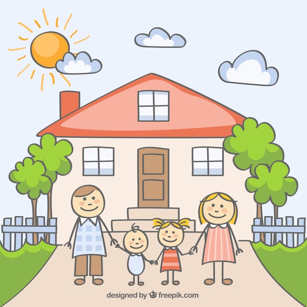 Kids Drawing House Images - Free Download on Freepik