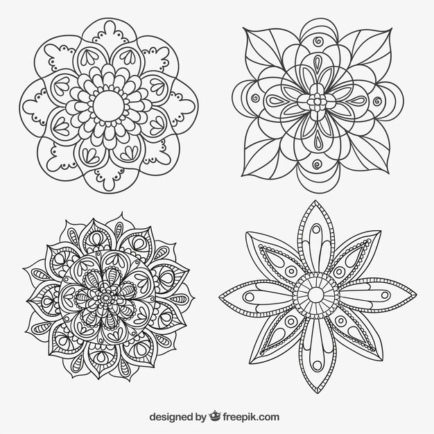 Sketchy mandalas collection