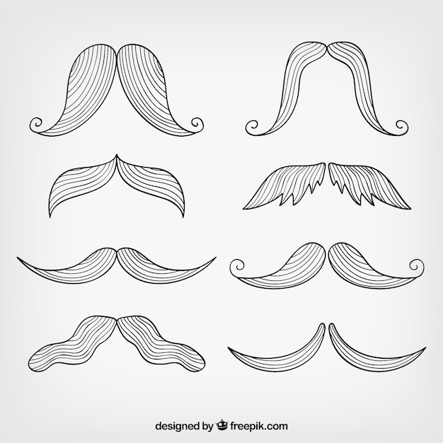 Sketchy mustaches