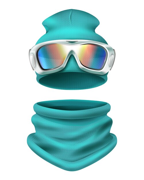 ski suit illustration
