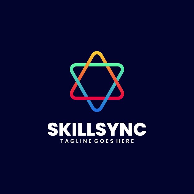 skillsync logo design colorful