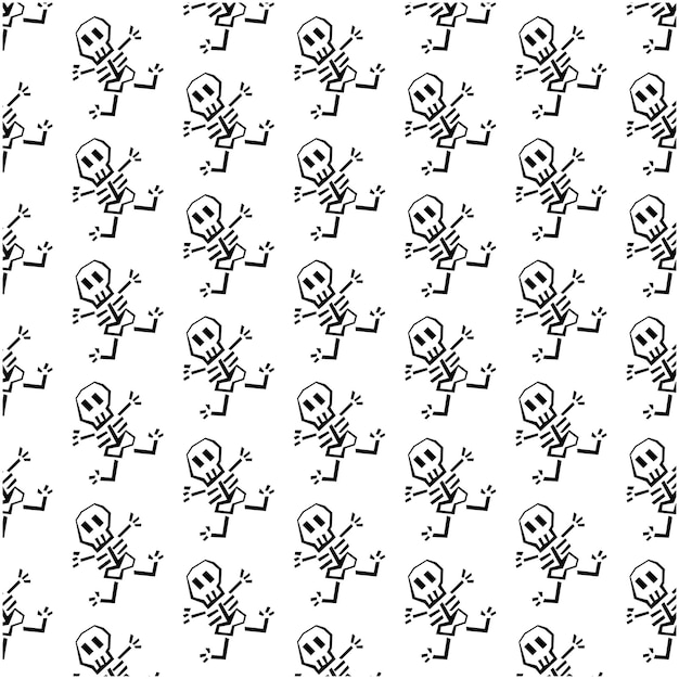 Skull pattern background