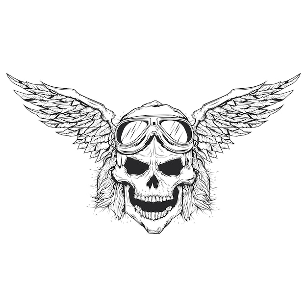 Skull vector illustration