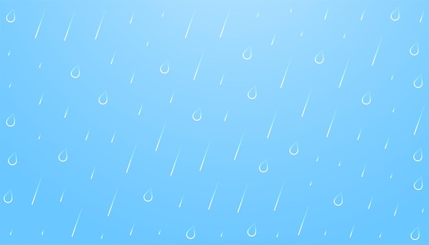 Sky background with rainfall droplets