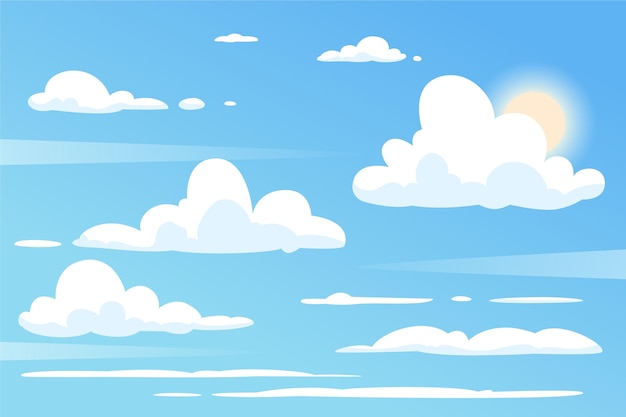 Sky wallpaper for video conferencing