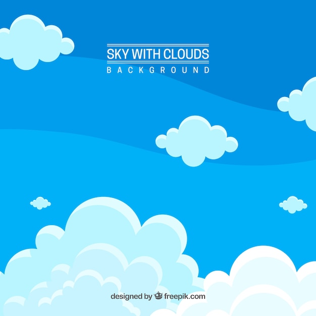 空の雲の背景