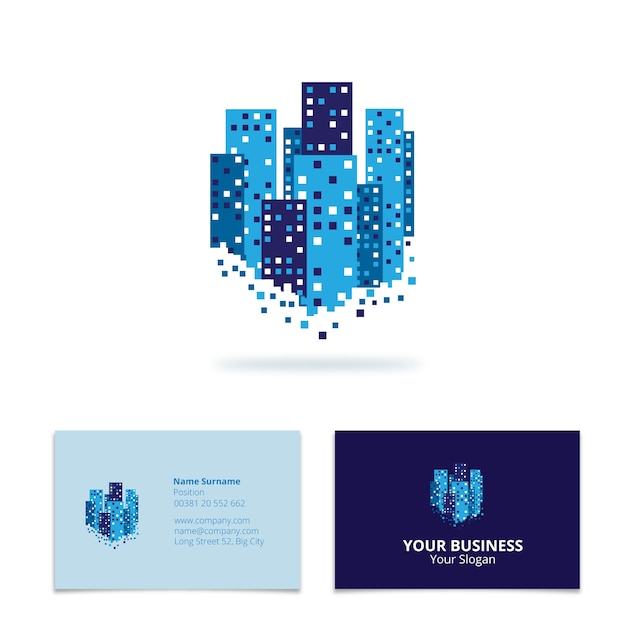 Skyscrapers business card