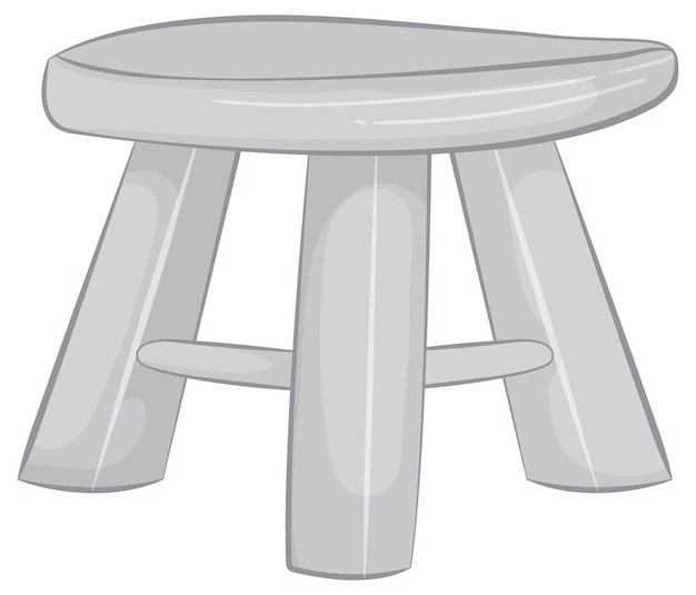Бесплатное векторное изображение Элегантная современная векторная иллюстрация стула