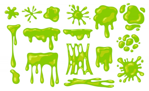 Slime splashes set