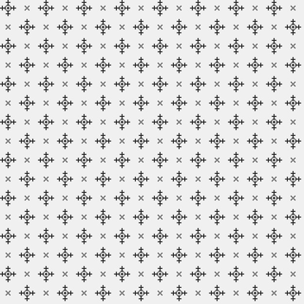 Small black items pattern background