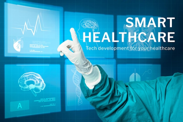 Smart healthcare technology template