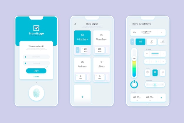 Smart home app concept