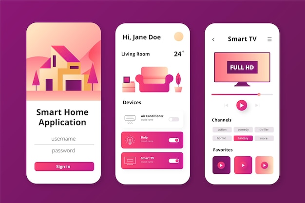 Smart home app