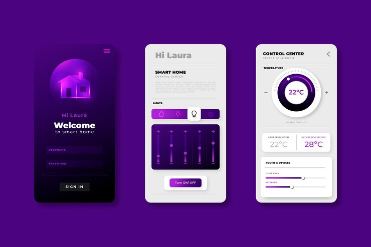 Free Vector smart home management