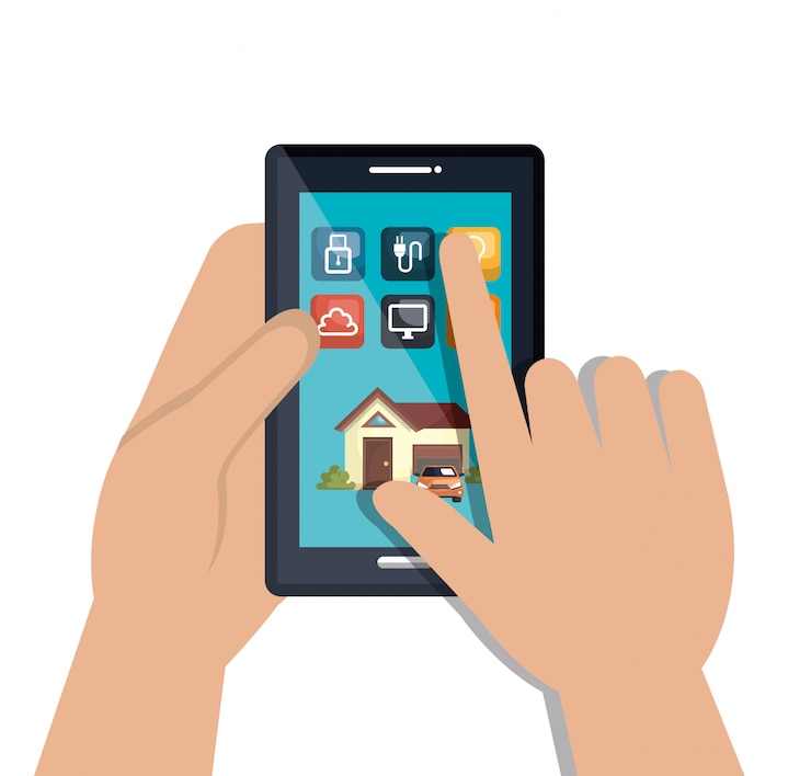 Free Vector smart home  