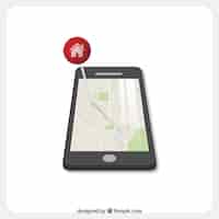 Free vector smart phone navigation
