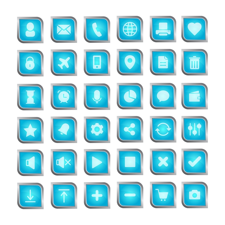 Free Vector smartphone icon collection